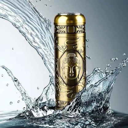 Afeitadora Eléctrica Portátil Dorada – Edición Buda