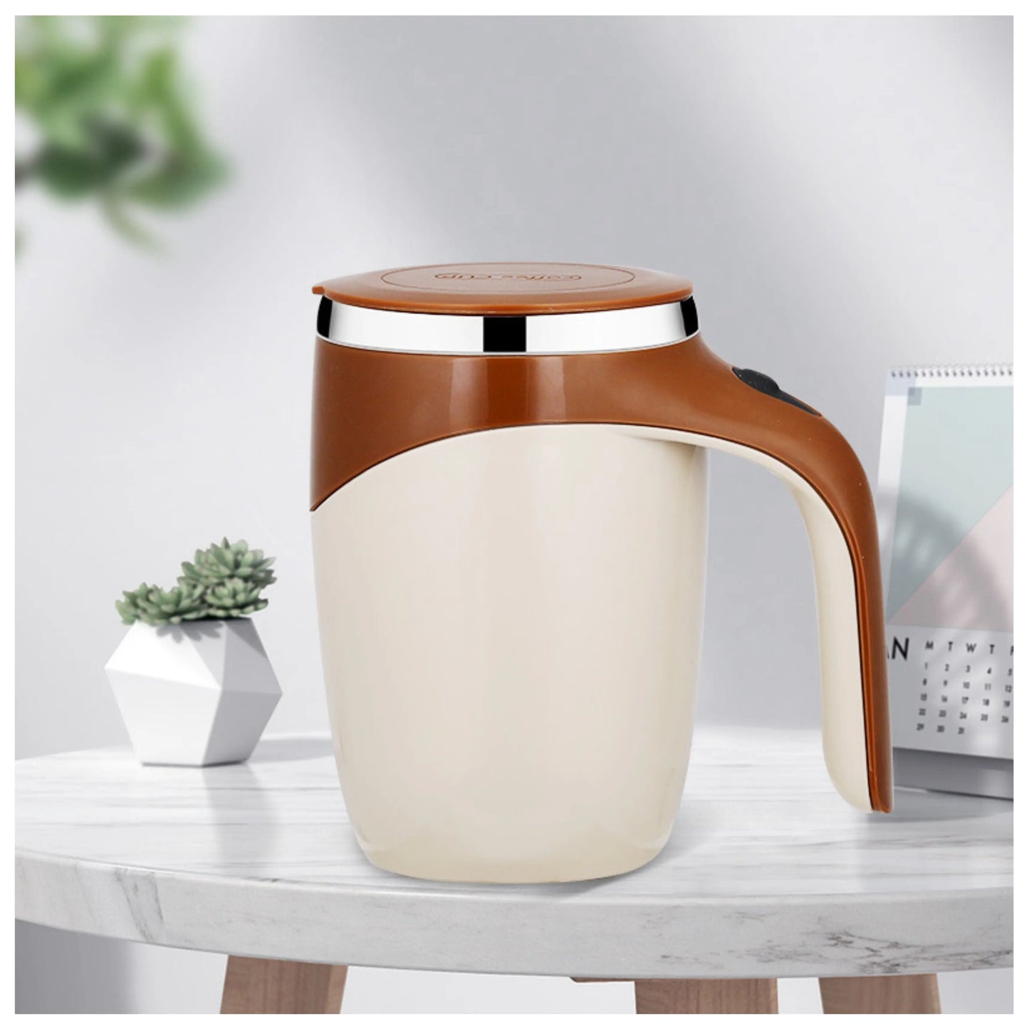 ☕⚡ Taza Térmica Eléctrica Mezcladora Automática – Premium Smart Cup